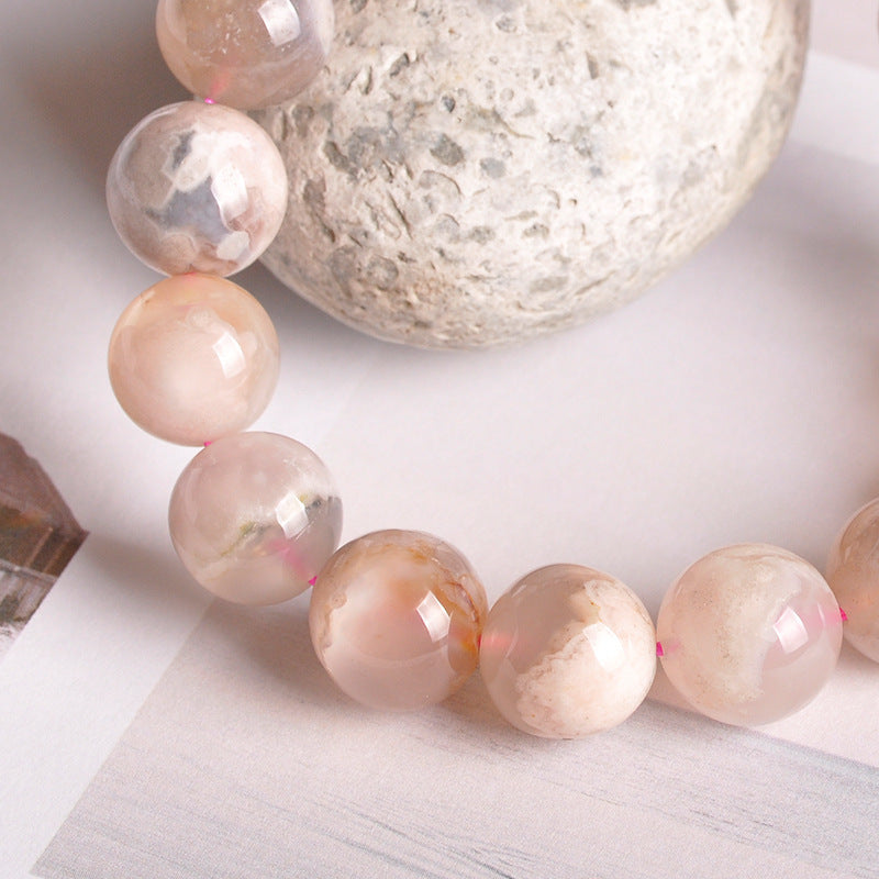 Couple Crystal Bracelet | Natural Rose Quartz Beaded Love Bracelet for Him & Her