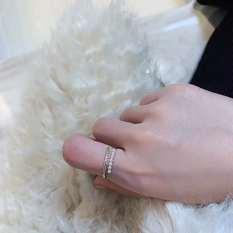 Pearl Ring Fashion Personality Index Finger Ring