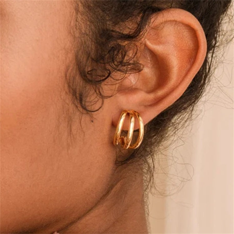 Cradle Gold Earrings