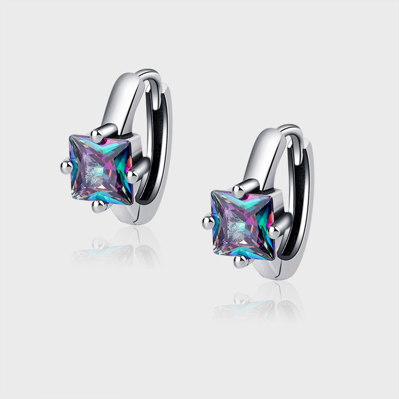 S925 Pure Niche Design Ear Ring Vintage Style Earrings