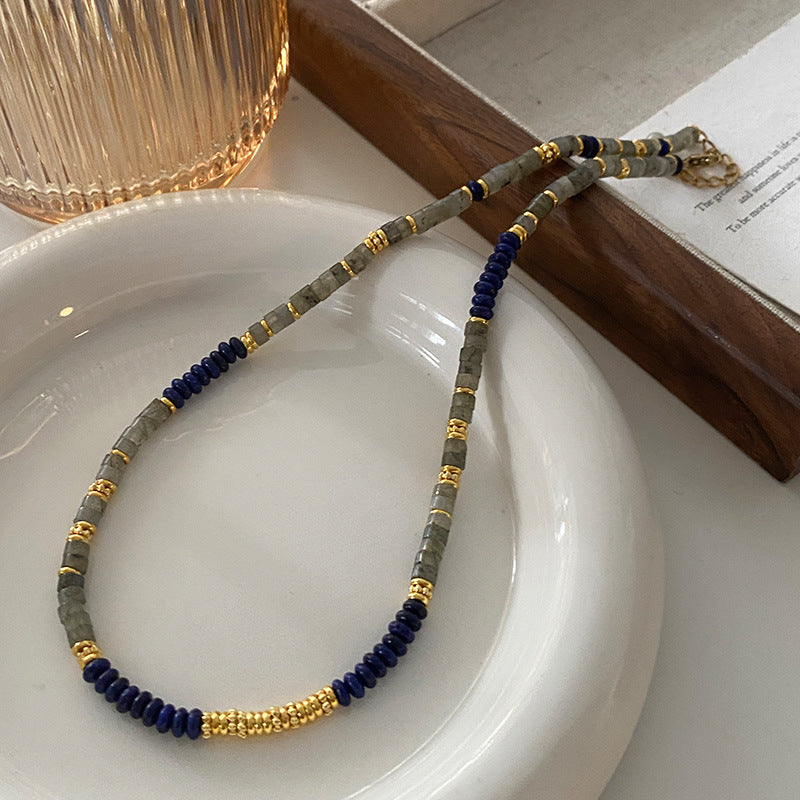 Handcrafted Natural Lapis Lazuli Pendant Necklace