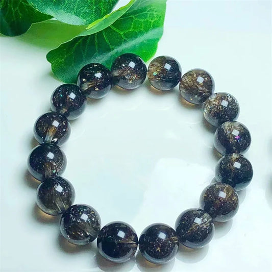 Crafted with black obsidian crystals, this energy bracelet supports protection and clarity, making it both stylish and meaningful.