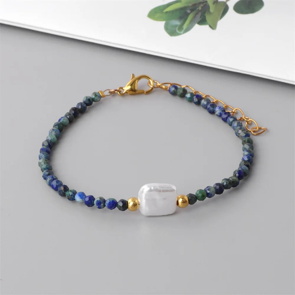 Designed to support emotional balance, this blue quartz bracelet is a lovely and soothing accessory for everyday tranquility.