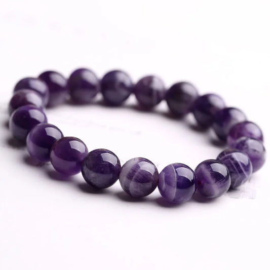 Natural Olivine Stone Beaded Bracelet – Semi-Precious Gem Jewelry for Men and Women