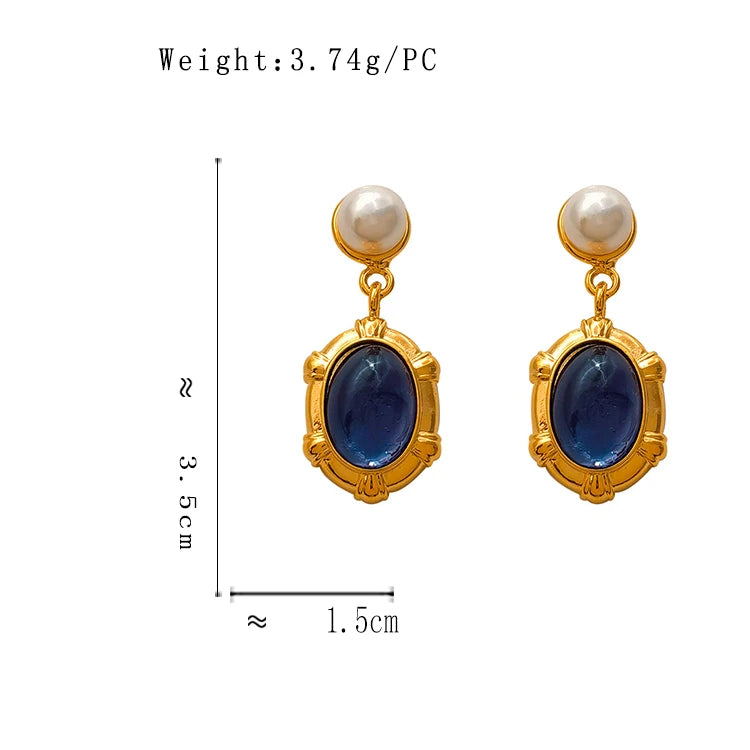 Trendy Jewelry Popular Simulated Pearl Dangle Earring For Women Fashion Accessories