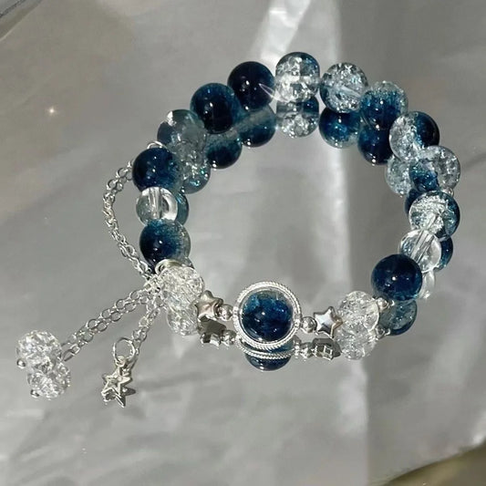 New Simple Beads Crystal Bracelet for Women