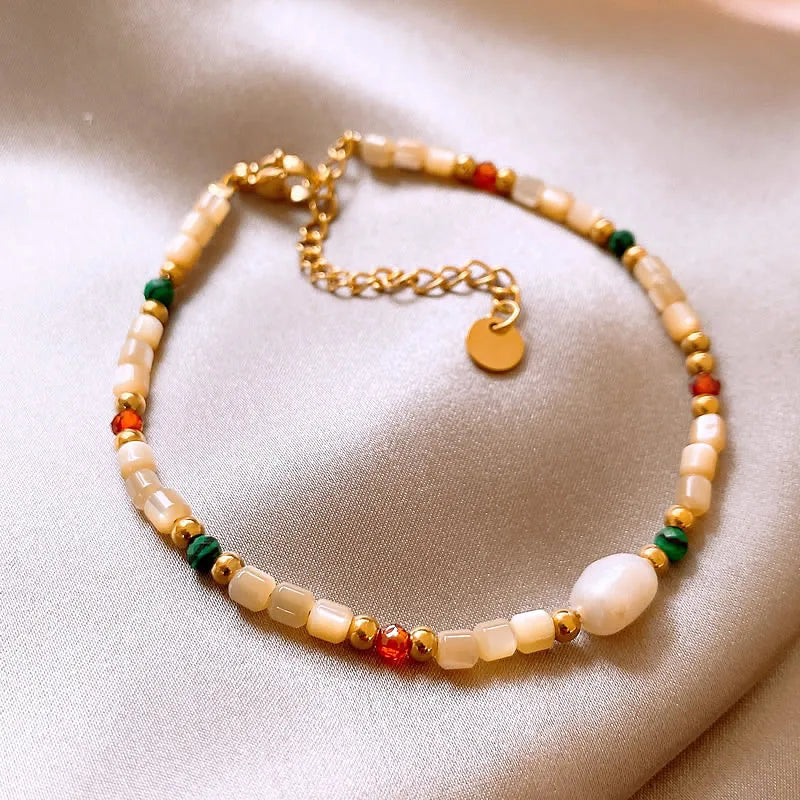 Colorful Beaded Bracelet For Women's and Girls  Exquisite Jewelry  New Bracelet