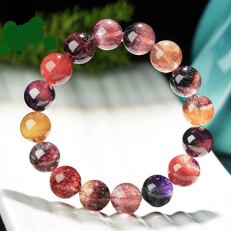 Super Seven Crystal Hair Creme Cassis G. B Golden Strawberry Fanta Color Doppler Ultrasound Bracelet